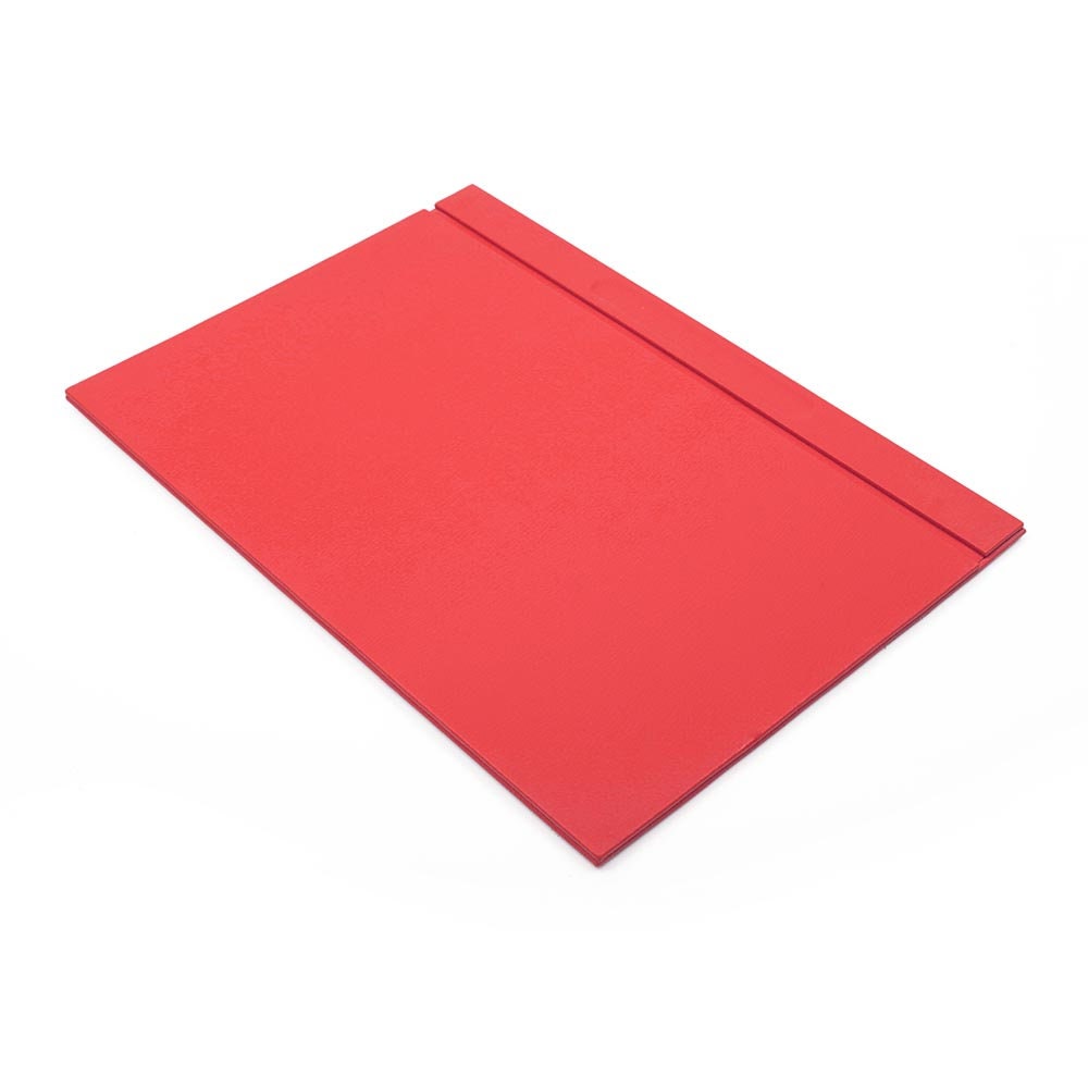 Luna Leather Desk Set 8 Accessories Red