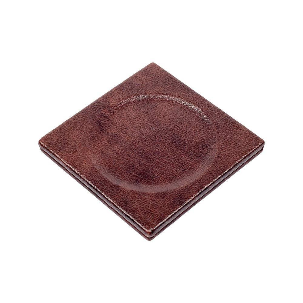 Luna Leather Desk Set 4 Accessories Brown