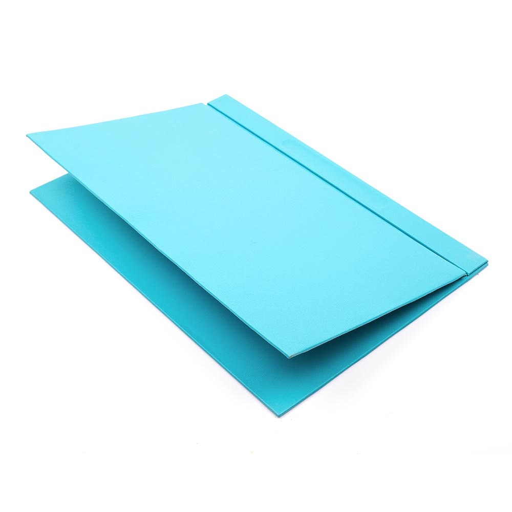 Luna Leather Desk Set 4 Accessories Turquoise