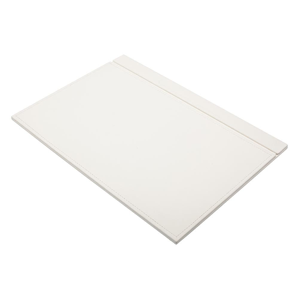 Luna Leather Desk Set 8 Accessories White