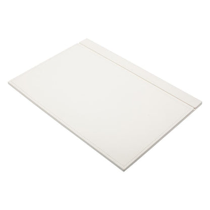 Luna Leather Desk Set 8 Accessories White