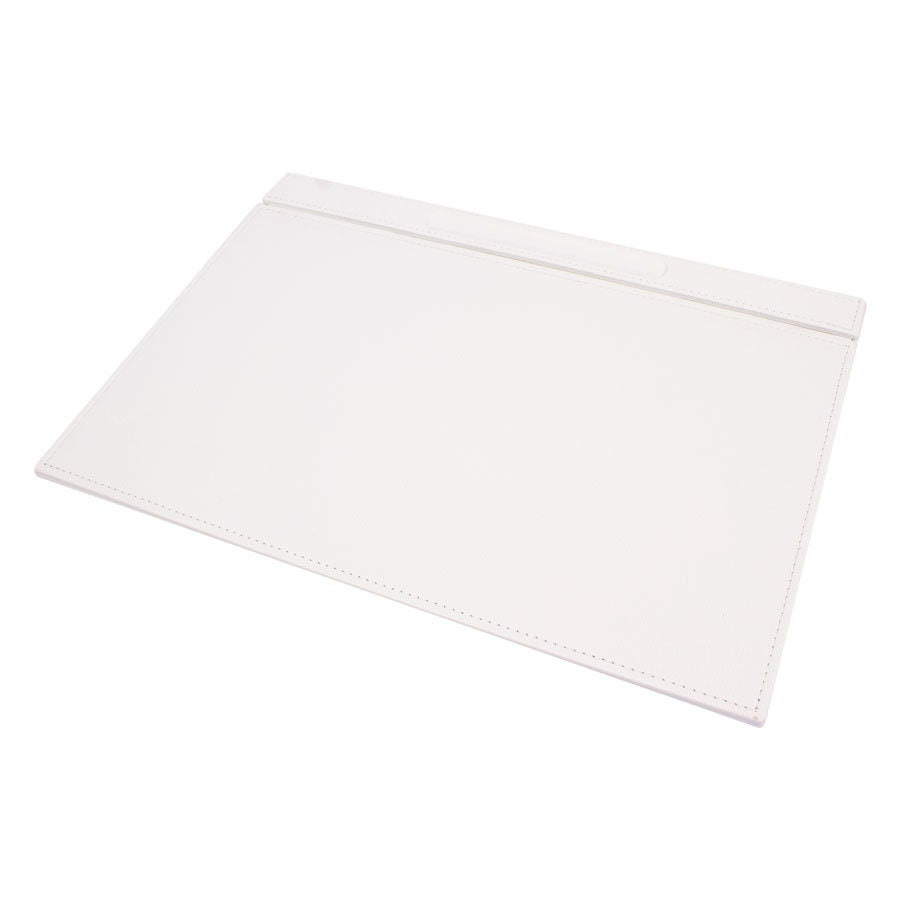 VEGA Leather Desk Set - 4 Accessories - White