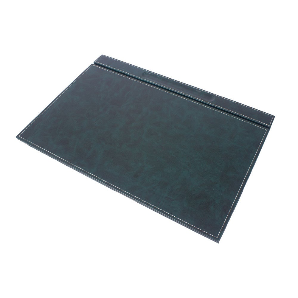 VEGA Leather Desk Set - 4 Accessories - Green